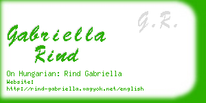 gabriella rind business card